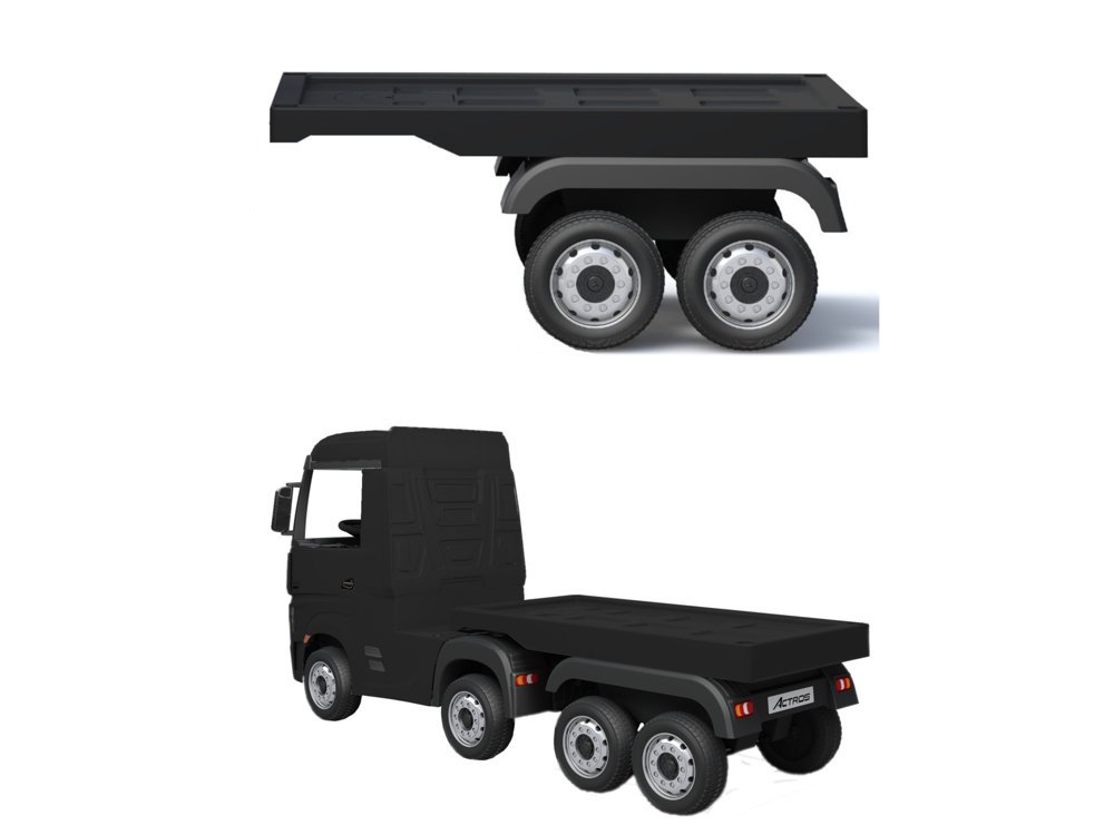mamido  Přívěs pro dětský elektrický kamion Mercedes Actros černý