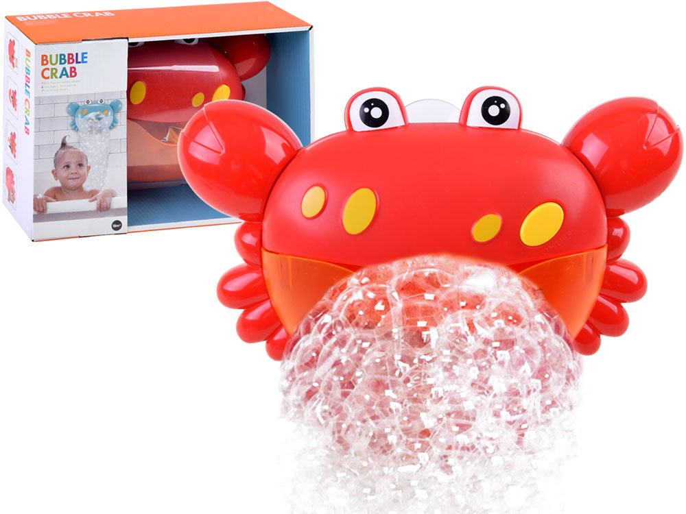 mamido  Hračka do vany na tvoření bublin krab červený