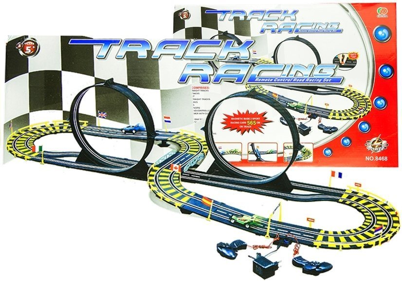 mamido  Autodráha s dvěma autíčky Track Racing 565 cm