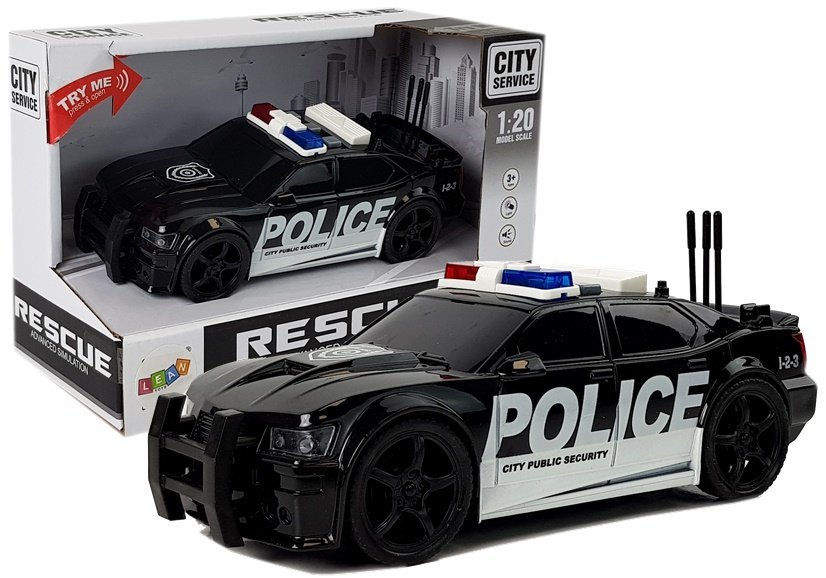 Levně Natahovací policejní auto 1:20