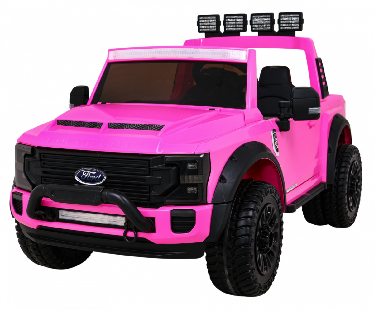 mamido  Elektrické autíčko Ford Super Duty 4x4 růžové