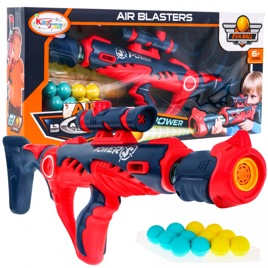 mamido  Dětská pistole na pěnové kuličky Air Blasters