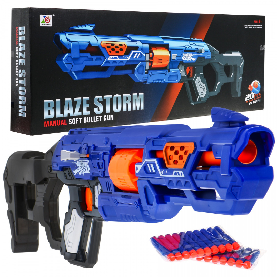 mamido  Dětská pistole Blaze Storm modrá