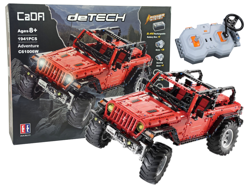 Levně Stavebnice technic R/C terénní auto na dálkové ovládání