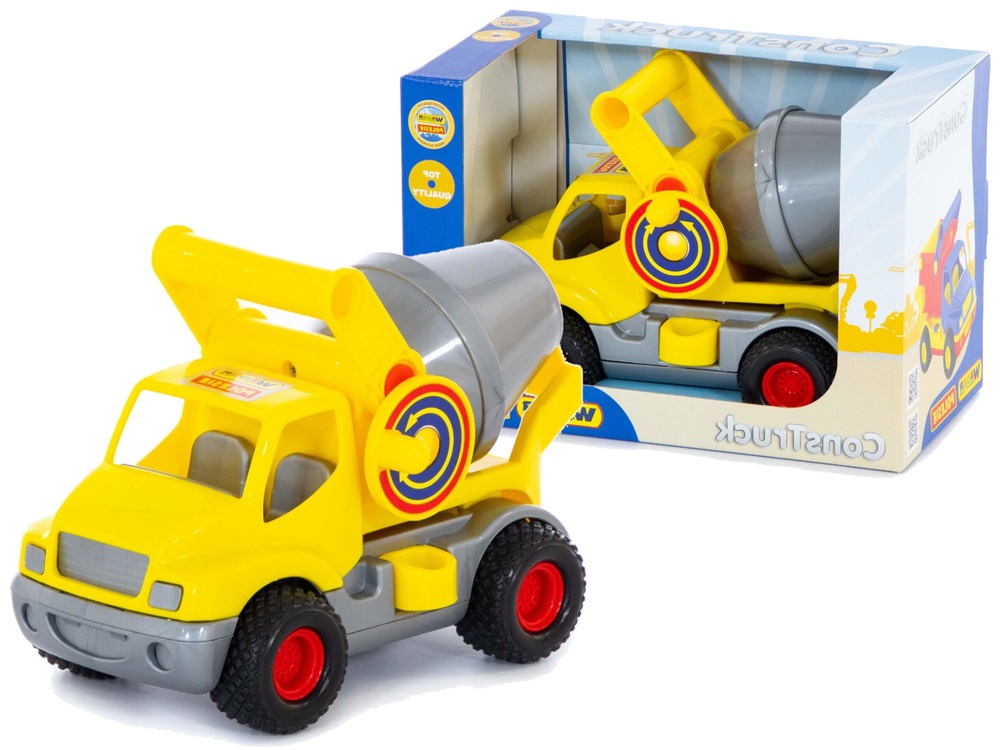 Levně Autíčko míchačka Cons Truck žluté