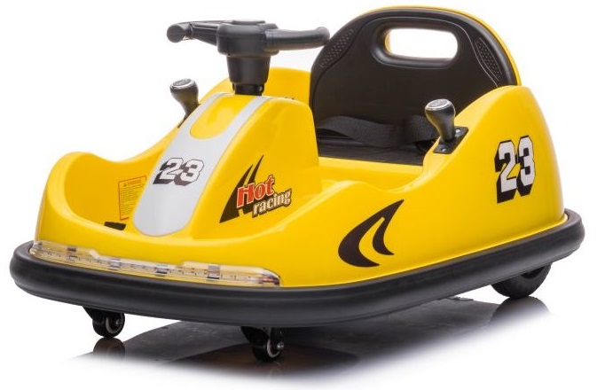 mamido  Elektrické autíčko Bumper Car žluté