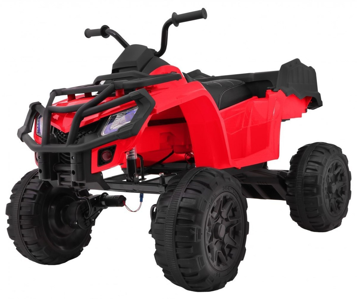 Levně Dětská elektrická čtyřkolka ATV XL s ovládačem červená