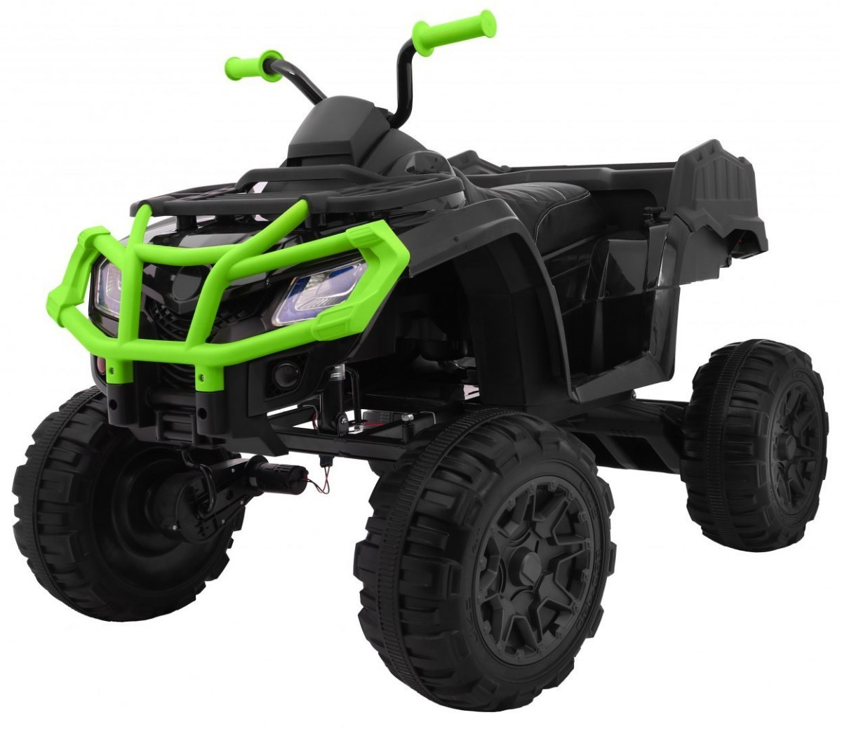 mamido  Dětská elektrická čtyřkolka ATV XL s ovládačem zelená