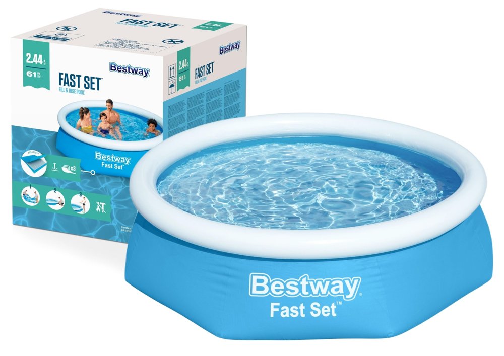 Levně Bestway Bazén Bestway Fast Set 2,44x61cm