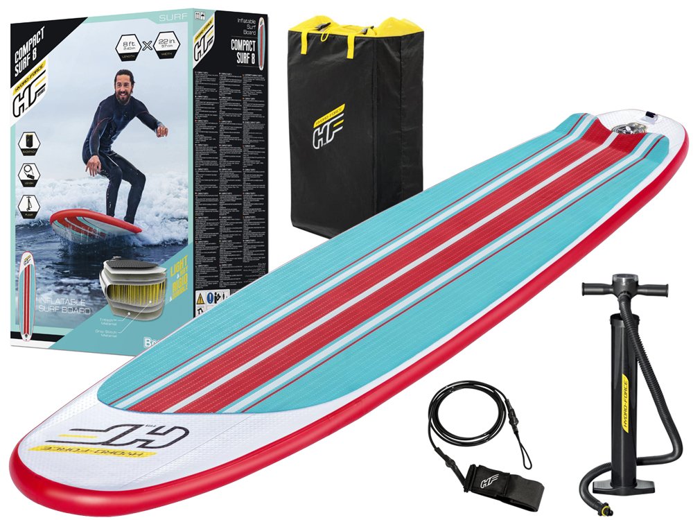 Bestway  Nafukovací paddleboard s příslušenstvím Bestway Compact Surf 243 cm