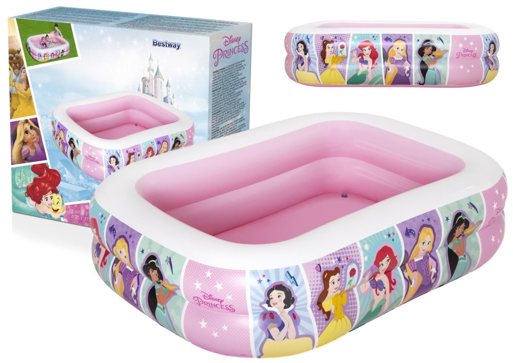 Bestway  Dětský bazén Bestway Disney princezny 200x146x48cm