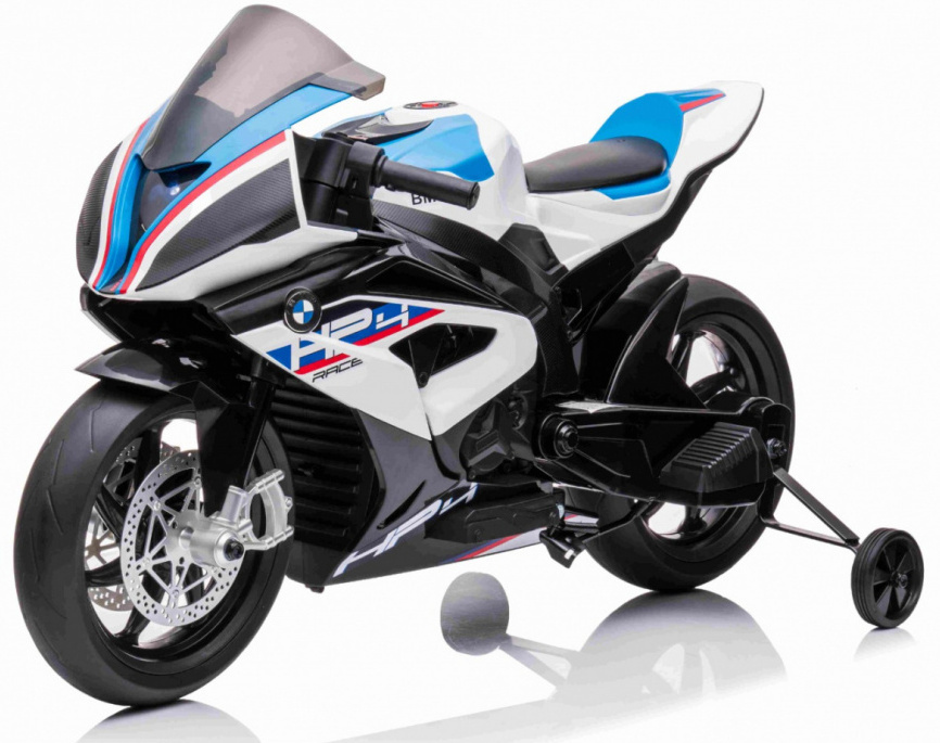 mamido  Dětská elektrická motorka BMW HP4 Race bílá