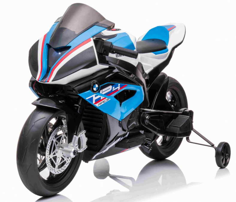 Levně Dětská elektrická motorka BMW HP4 Race modrá