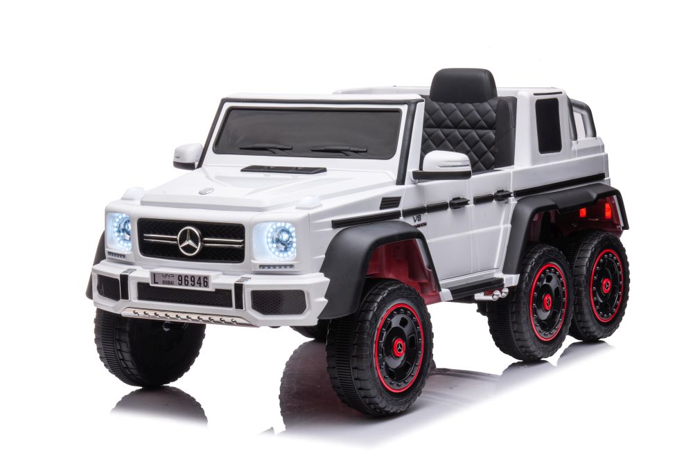 Levně Elektrické autíčko Mercedes Benz G63 6x6 bílé