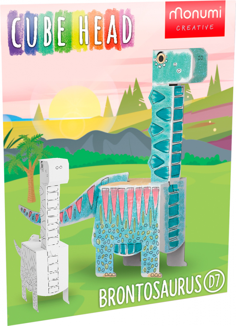 Levně Omalovánka 3D Brontosaurus