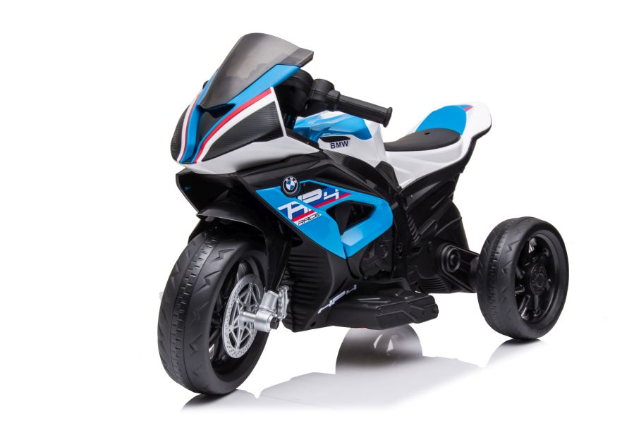 Levně Dětská elektrická motorka BMW HP modrá