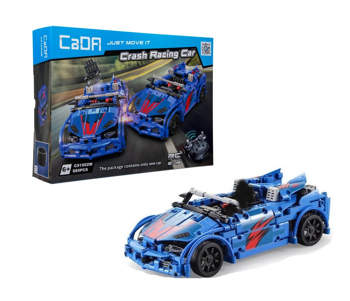 mamido  Technická stavebnice R/C závodní auto 585 dílů RC