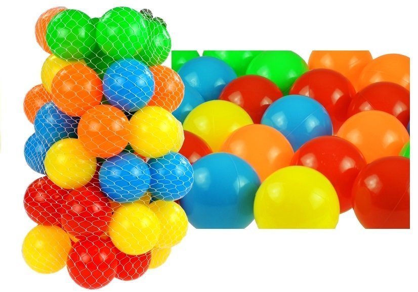 Levně Míčky do suchého bazénku v síti 50 ks