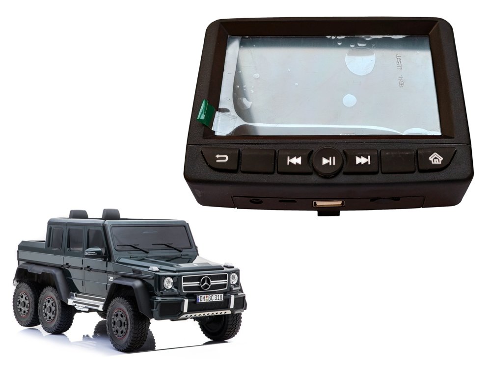 mamido  Náhradní hudební LCD panel MP4 pro Mercedes G63 SX1888