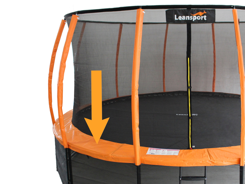 Levně Ochranný pružinový kryt k trampolínám 487 cm