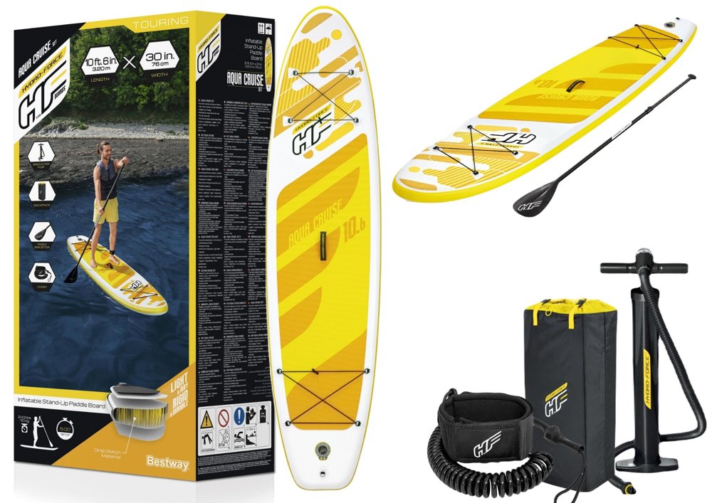 Levně Nafukovací paddleboard s příslušenstvím Bestway 65348 Aqua Cruise 320 cm