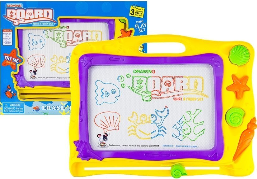 Levně Kreslící magnetická tabule s razítky