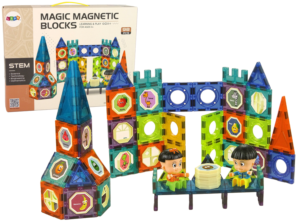 Magnetická stavebnice 98 dílů