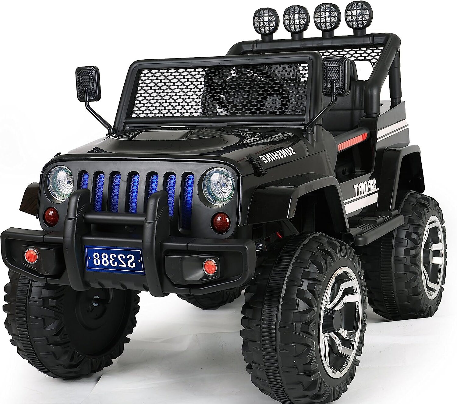 Mamido  Mamido Elektrické autíčko Jeep Raptor 4x4 černé