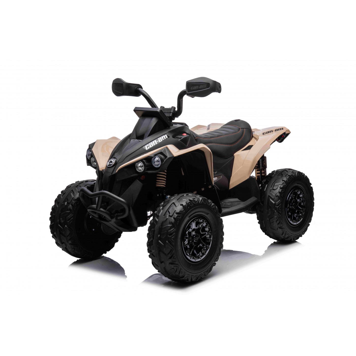 mamido  Dětská elektrická čtyřkolka Maverick ATV 2x200W béžová