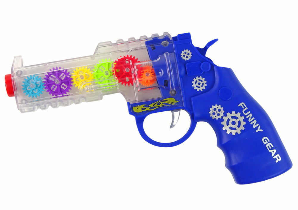 mamido  Dětská pistole s efekty modrá