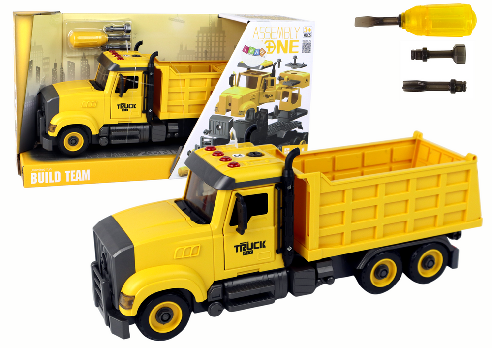 mamido  Konstrukční nákladní auto žluté