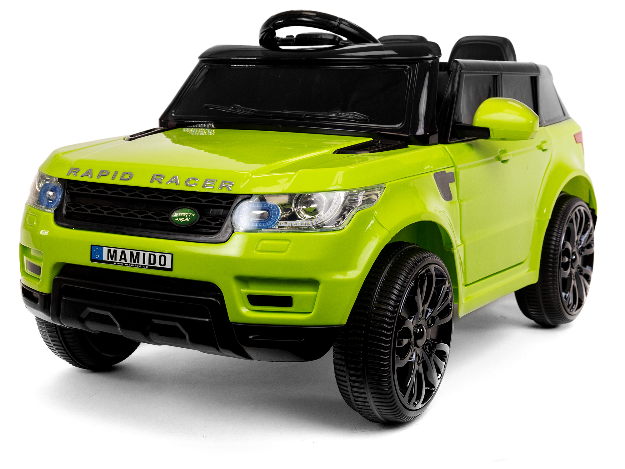 Levně Mamido Elektrické autíčko Land Rapid Racer zelené