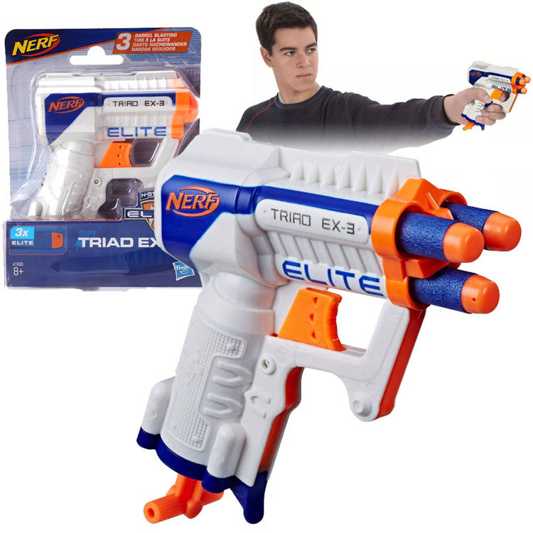 mamido  Dětská pistole Nerf N-Strike Elite Traid Ex-3