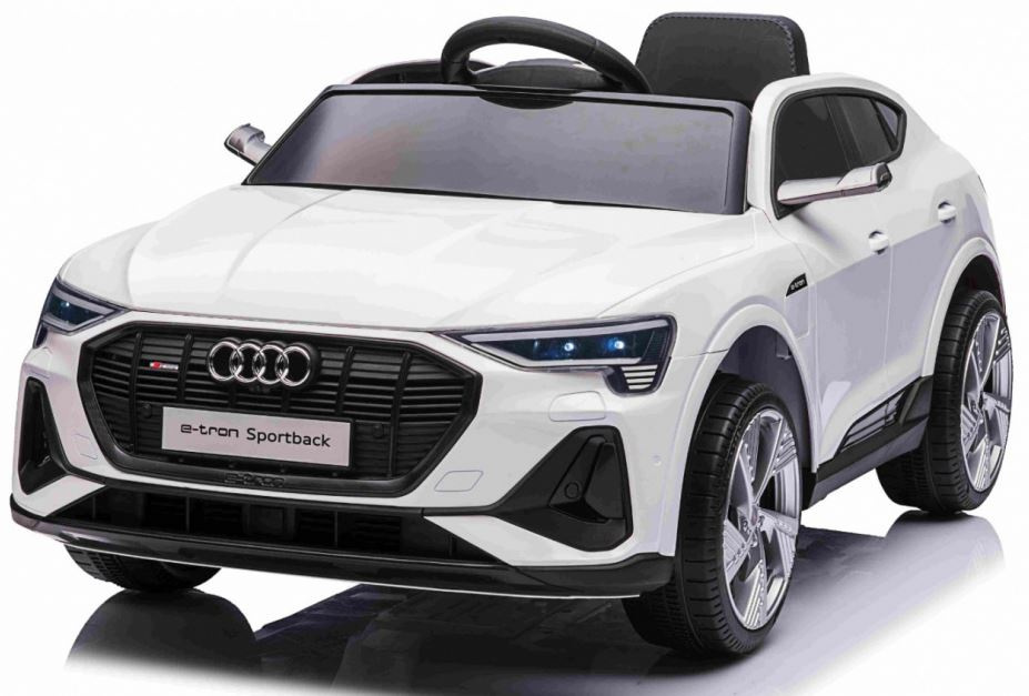 Mamido  Mamido Elektrické autíčko Audi E-Tron Sportback EVA kola 4x4 bílé