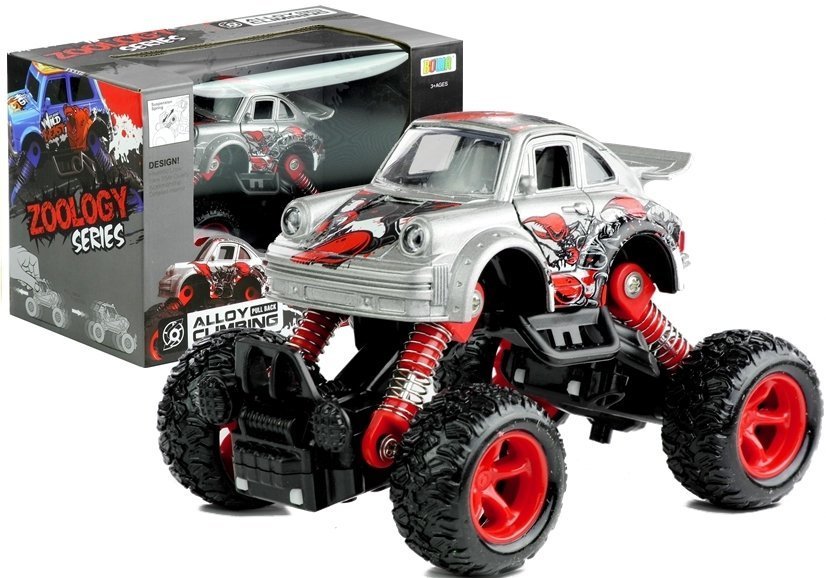 mamido  Autíčko Monster truck s tlumiči 1:36