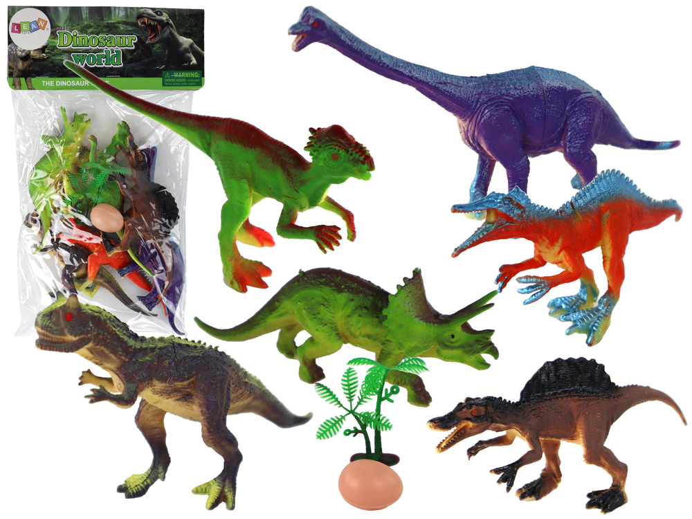 mamido  Sada 6 figurek dinosaurů s příslušenstvím