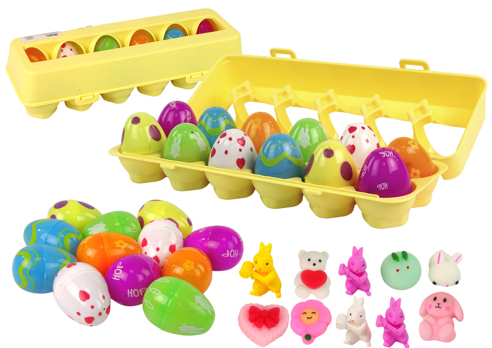 mamido  Sada Velikonočních vajíček s překvapením 12 kusů