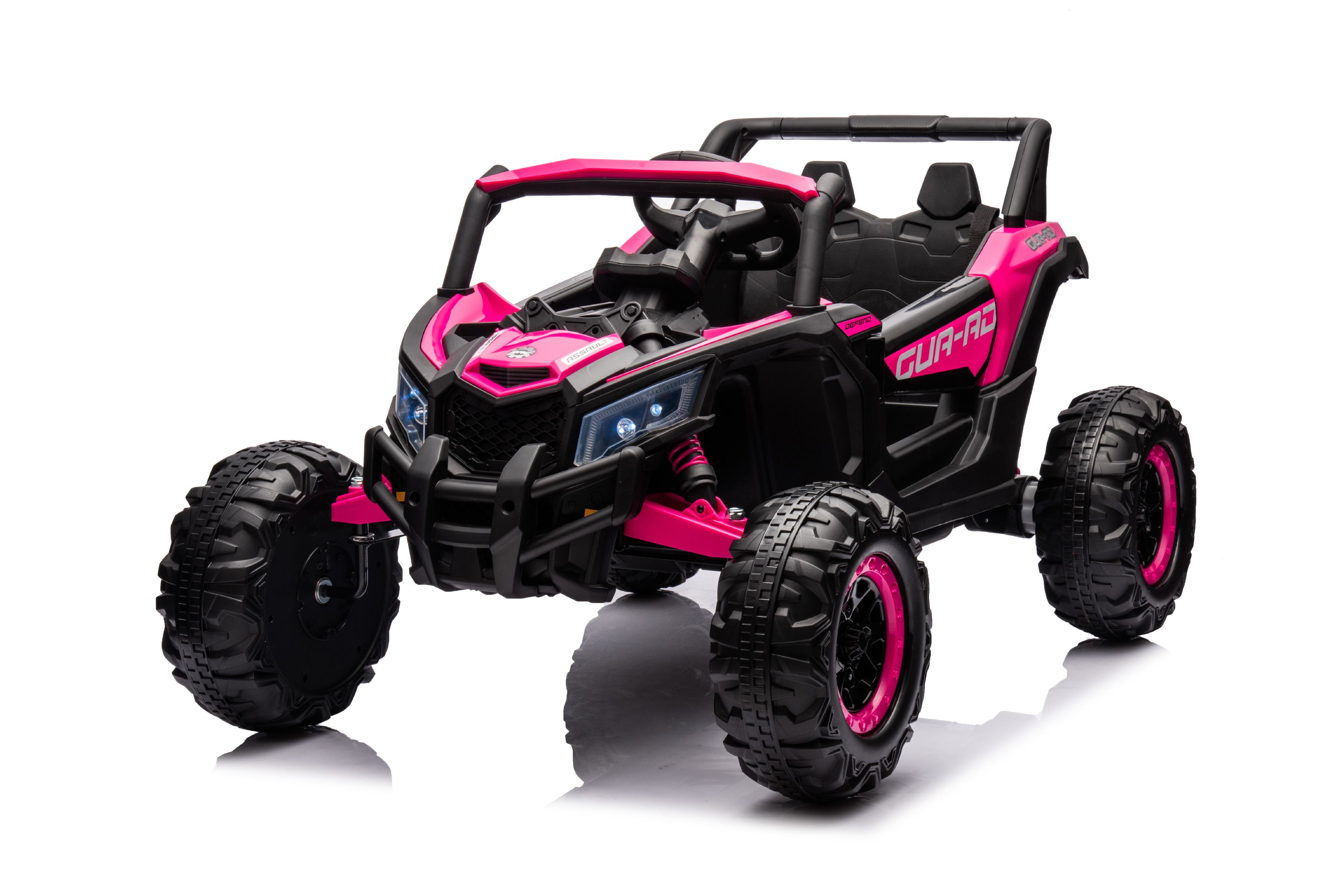 Levně Elektrické autíčko Buggy ATV Defend růžové