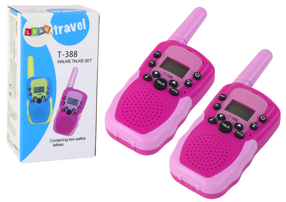 Levně Dětské vysílačky Walkie Talkie růžové