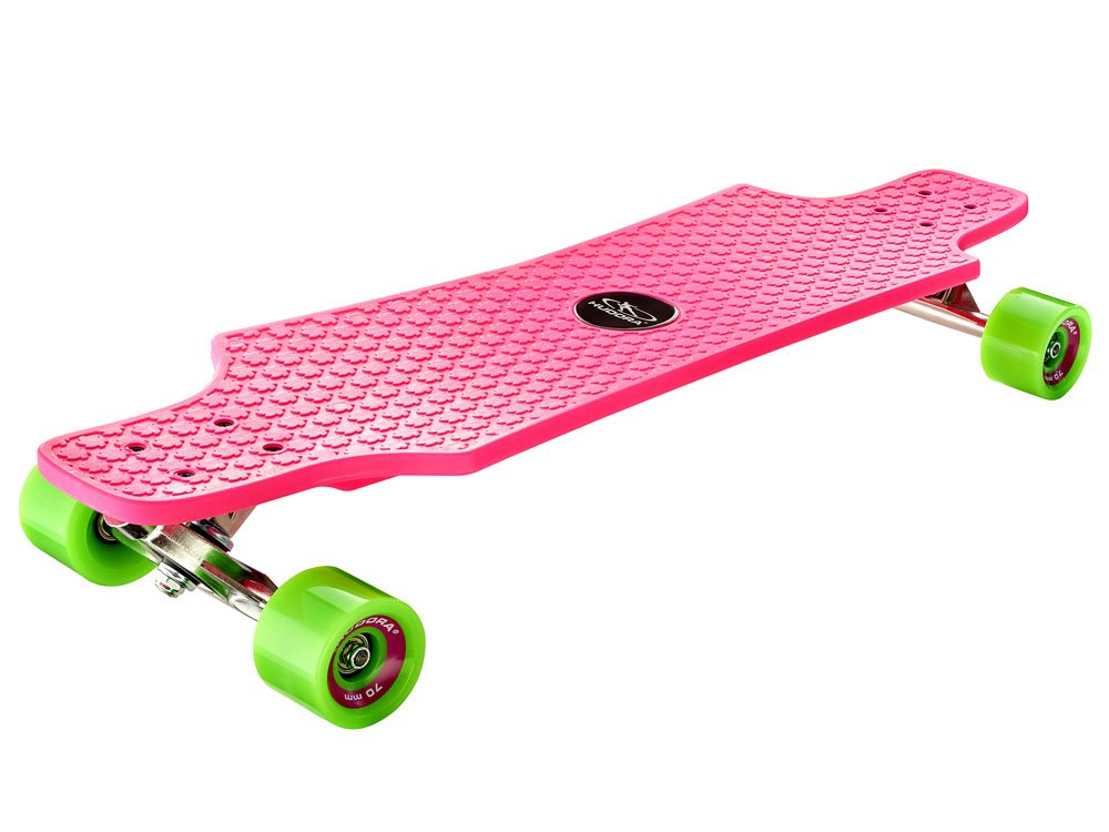 Levně Longboard Hudora CruiseStar 12712 růžový