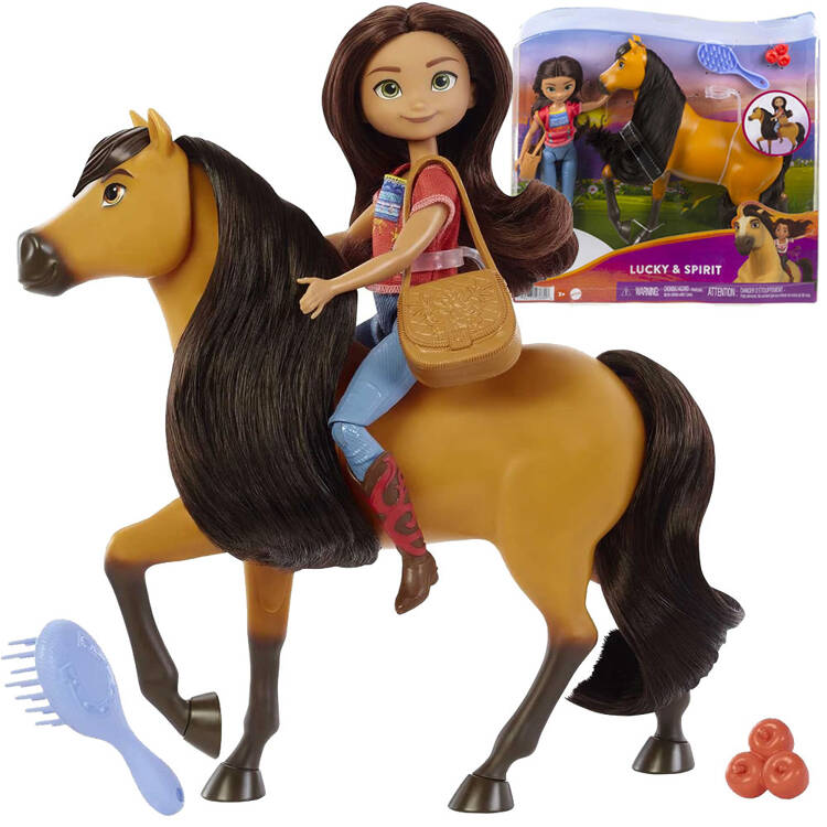 mamido  Mattel Panenka na koni Mustang Lucky a Spirit