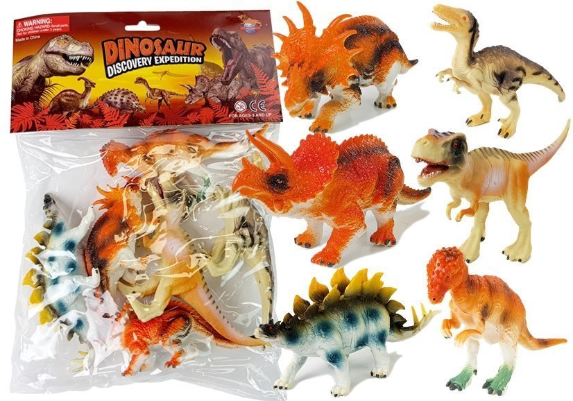 Levně Sada figurek Dinosaurů 10 cm 6 kusů