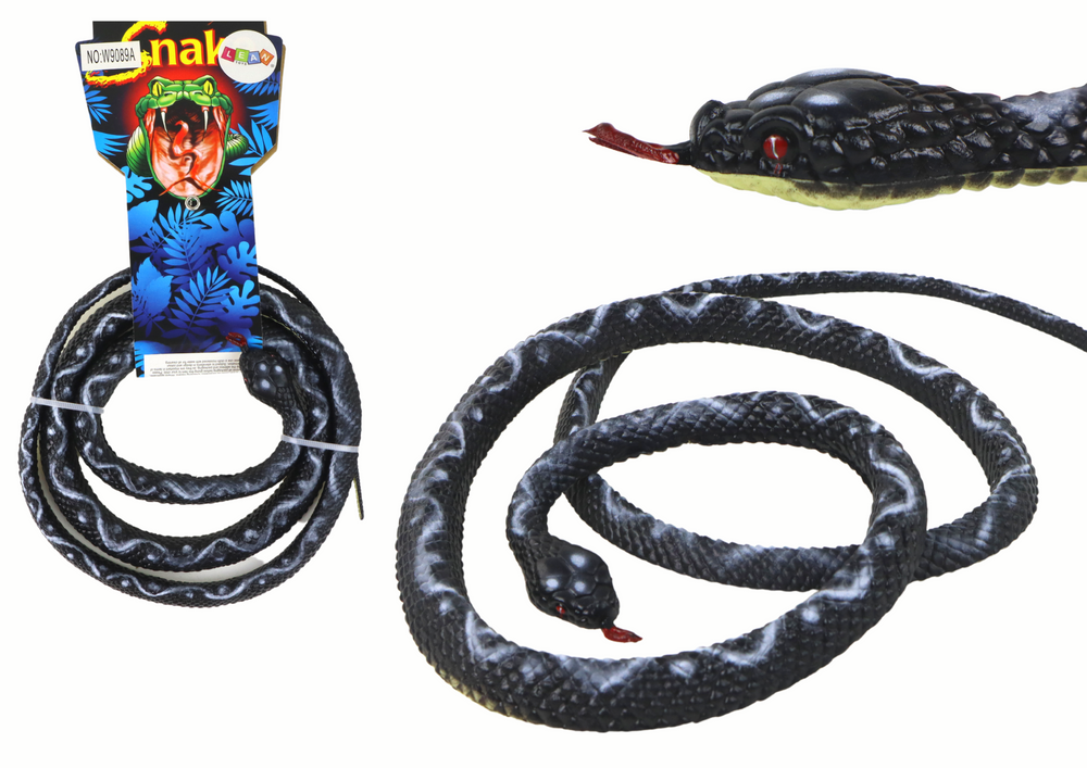 mamido  Gumový had korálový černý