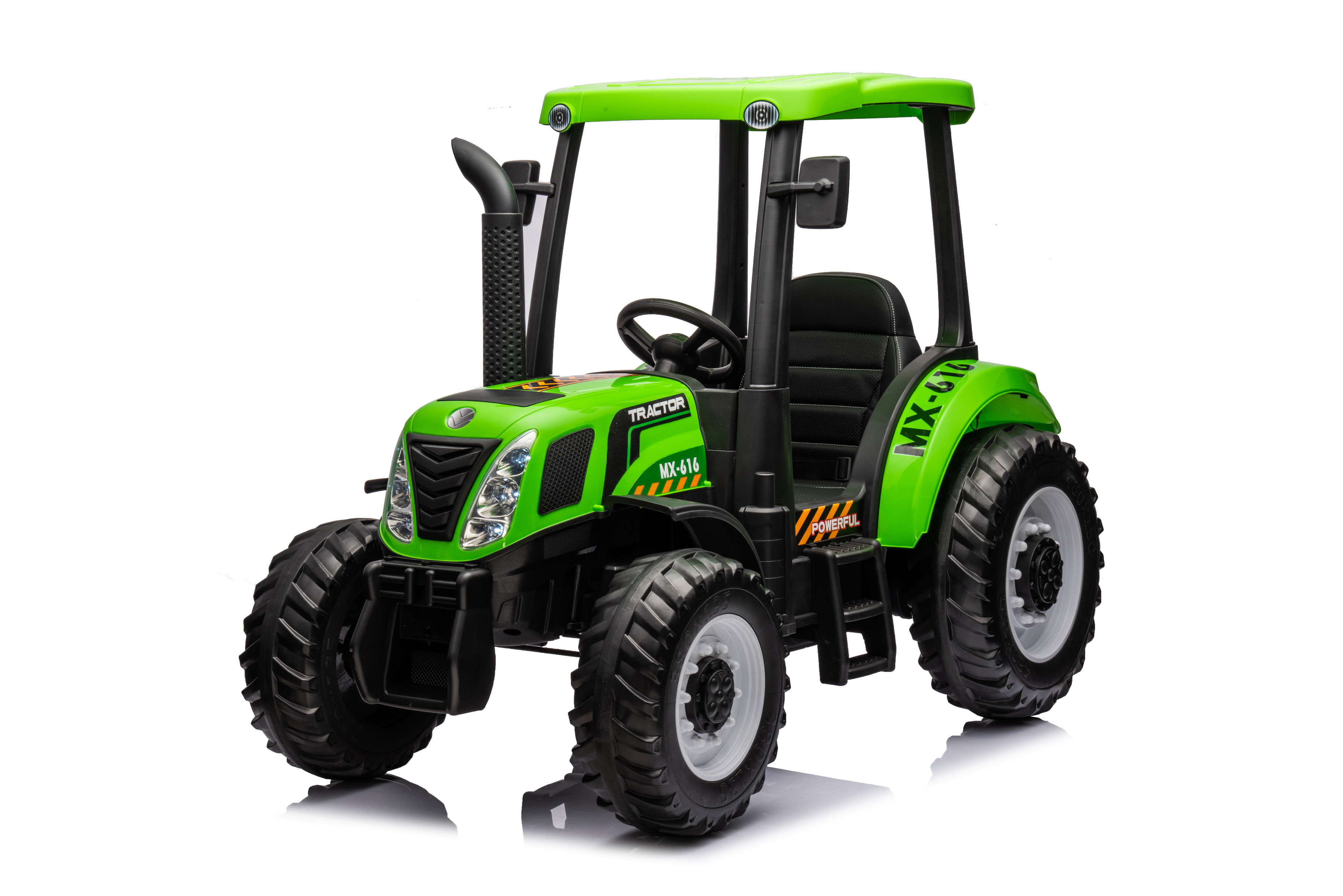 Mamido  Mamido Dětský elektrický traktor Strong 24V 2x200W zelený