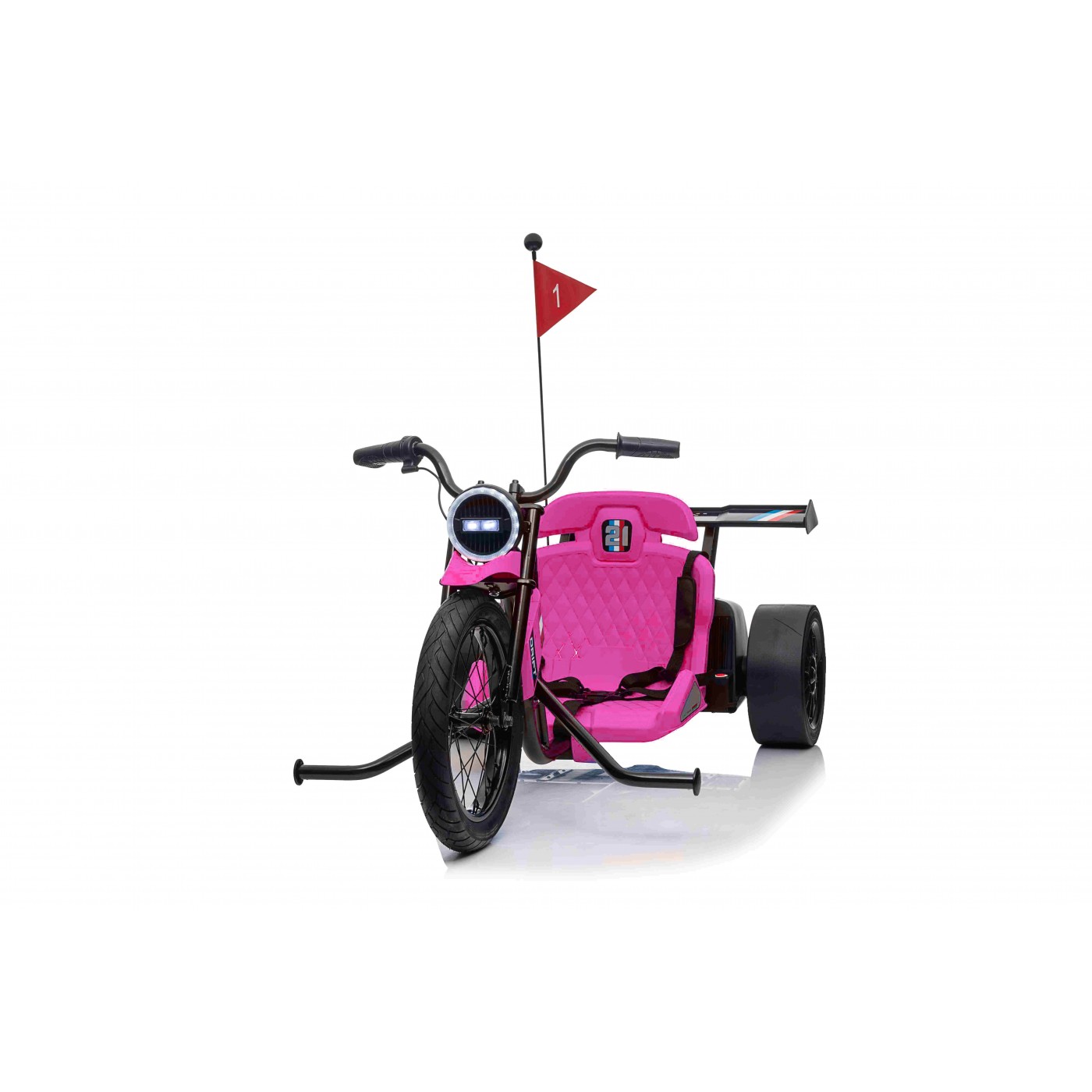 mamido  Dětská elektrická tříkolka DRIFT BIKE 21 růžová