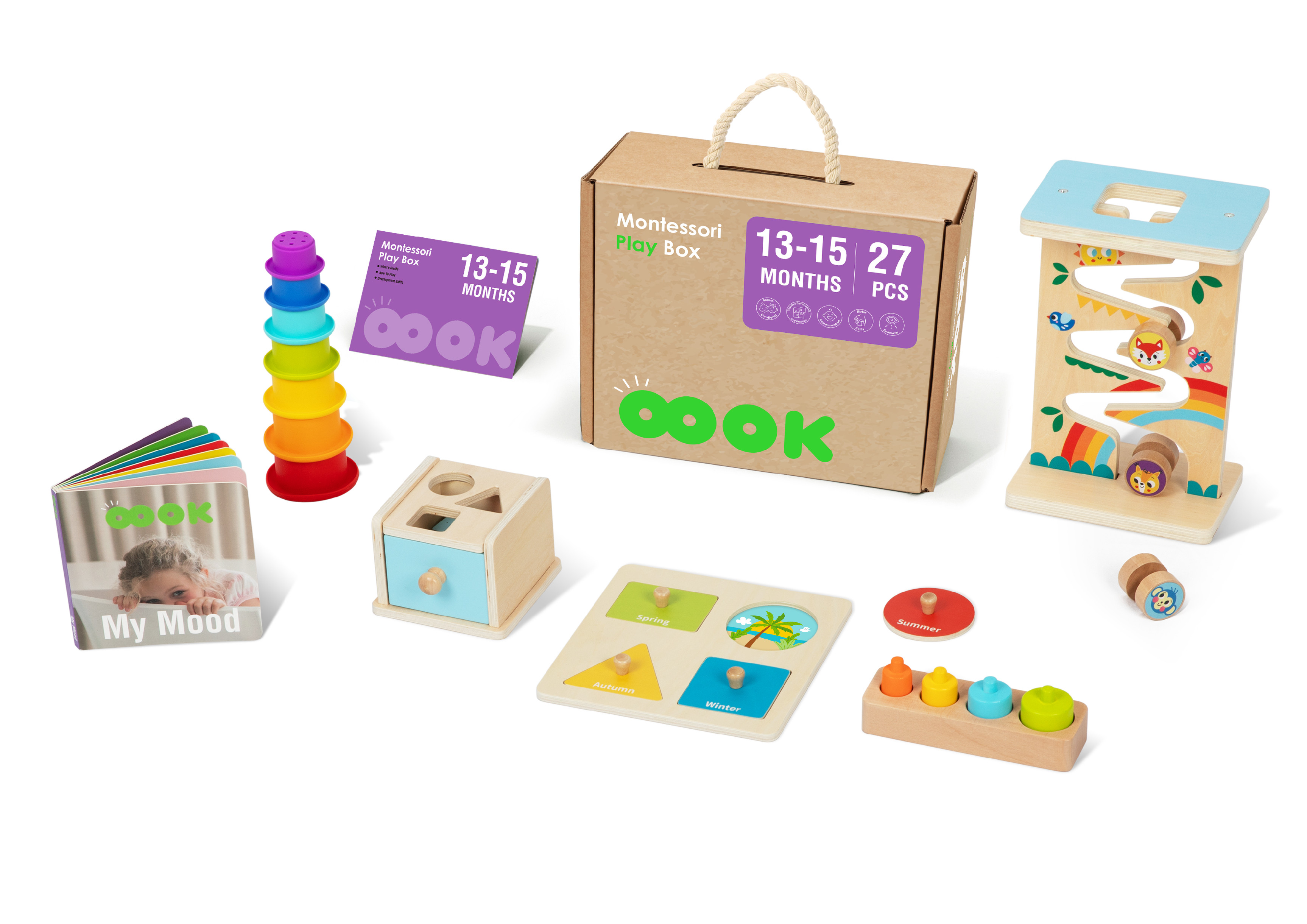 Levně Mamido Montessori naučný box XXL pro děti 13-15 měsíců