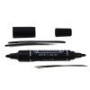 224652 1 sada oboustrannych vodeodolnych cernych fixu 10 ks