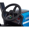 Dětský elektrický traktor BLAST s přívěsem 2x200W modrý15
