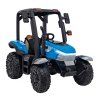 Dětský elektrický traktor BLAST s přívěsem 2x200W modrý13