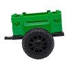 Dětský elektrický traktor BLAST s přívěsem zelený31